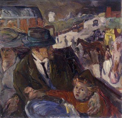 In de Auto door Max Beckmann
