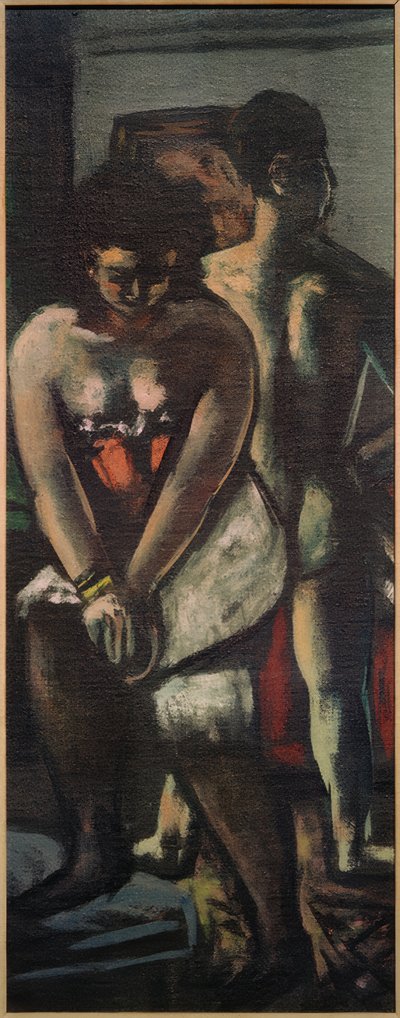 Kleine ochtendtoilette door Max Beckmann