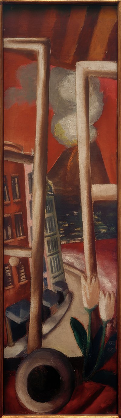 Landschap met Vesuvius door Max Beckmann