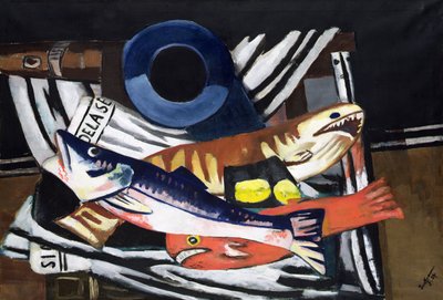 Grote Vis Stilleven door Max Beckmann