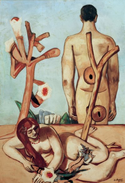 Man en vrouw door Max Beckmann
