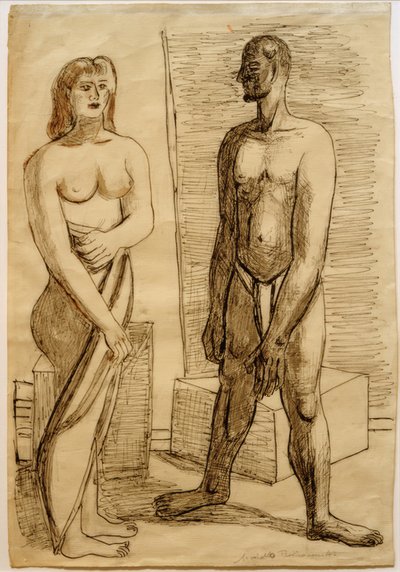 Modellen door Max Beckmann