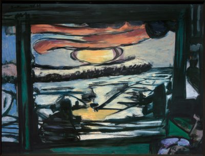 Ochtend aan de Mississippi door Max Beckmann