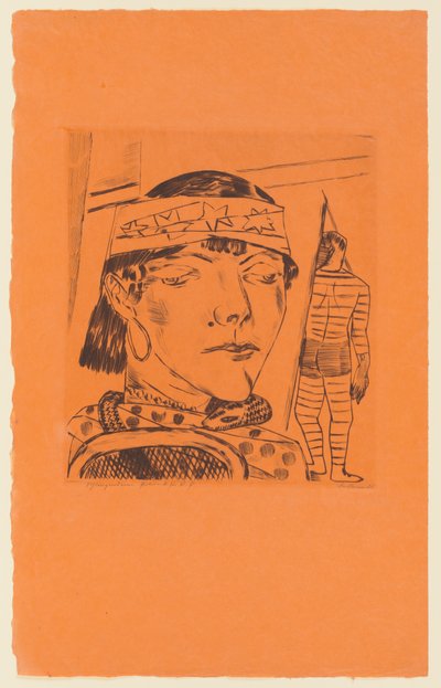 Tafel 10 der Serie: Jährlicher Jahrmarkt door Max Beckmann