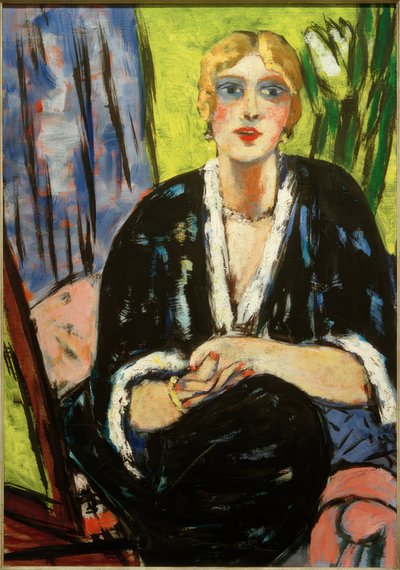 Portret Lilly von Schnitzler door Max Beckmann