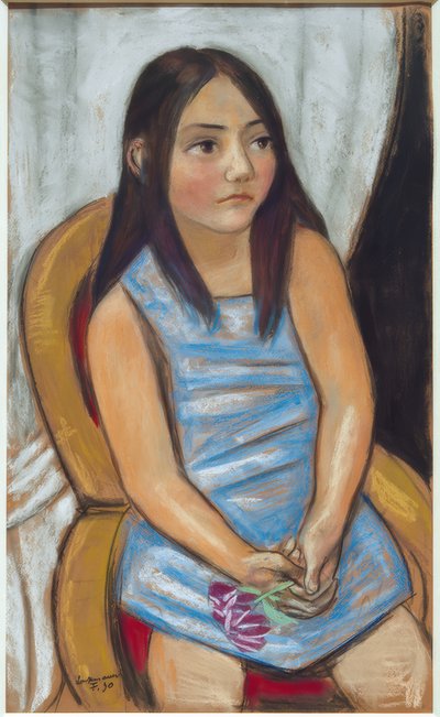 Portret Margarete Wichert door Max Beckmann