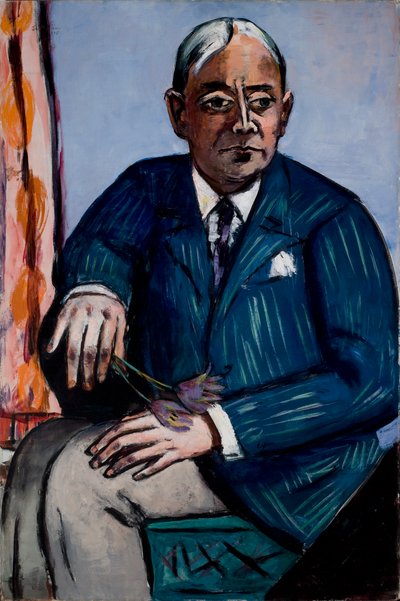 Portret van Ludwig Berger door Max Beckmann