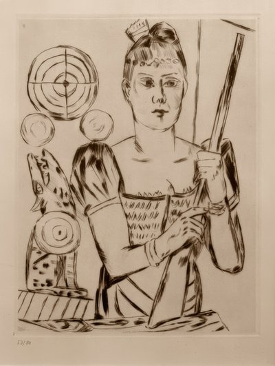 Schiettent door Max Beckmann
