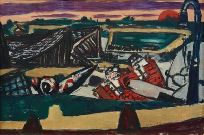 Schiphol door Max Beckmann