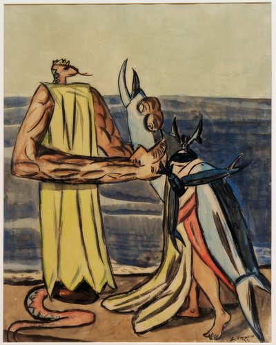 Slangenkoning en Hertenkeverbruid door Max Beckmann
