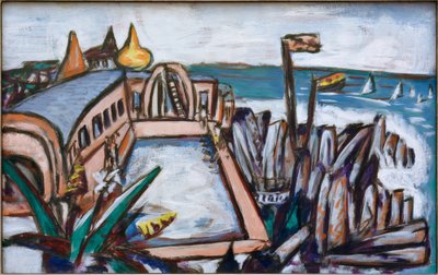 Zwembad Cap Martin door Max Beckmann