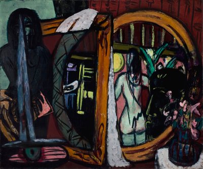 Atelier van de beeldhouwer door Max Beckmann