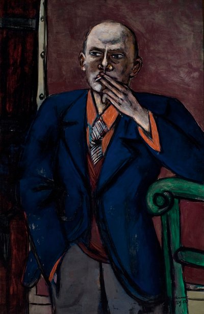 Zelfportret 1950 door Max Beckmann