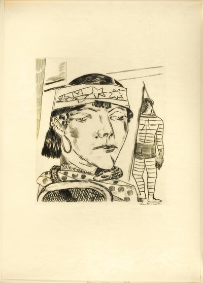 Slangenlade, plaat tien uit Jaarmarkt door Max Beckmann