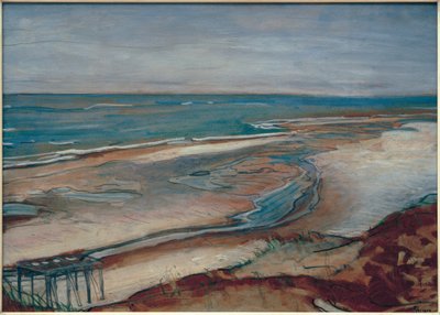 Strandlandschap door Max Beckmann