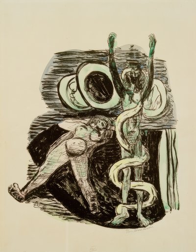Zondeval door Max Beckmann