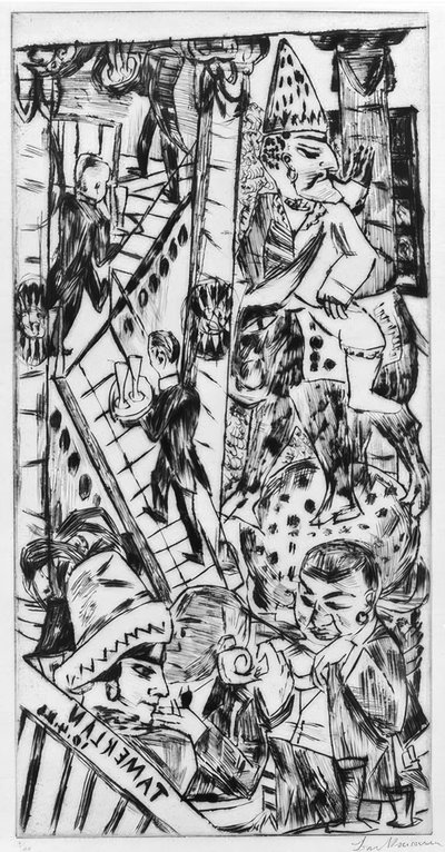 Tamerlan door Max Beckmann