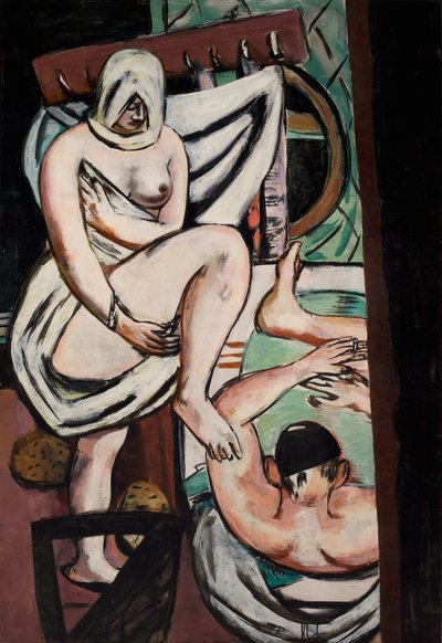 Het bad door Max Beckmann