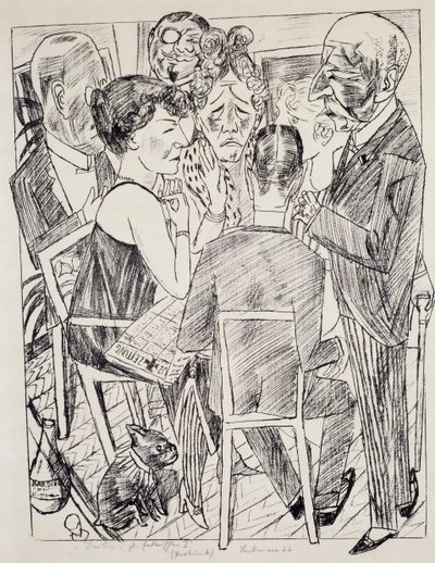 De teleurgestelde I, door Max Beckmann door Max Beckmann