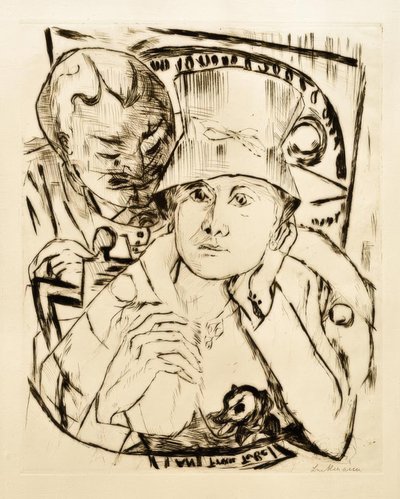 Theaterloge door Max Beckmann