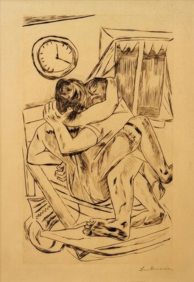 Omhelzing door Max Beckmann