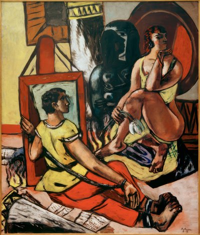 Verleiding (Verleiding van de Heilige Antonius) door Max Beckmann