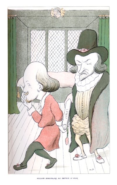 William Shakespeare, zijn werkwijze door Henry Maximilian Beerbohm