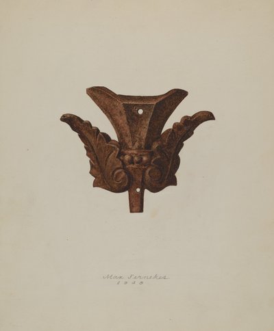 Sierlijk IJzeren Blad, 1938 door Max Fernekes