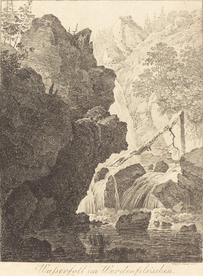 De Waterval door Max Joseph Wagenbauer