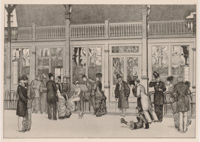 Een handschoen: De locatie, 1880 door Max Klinger
