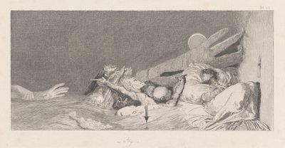 Angsten, 1878-1880 door Max Klinger