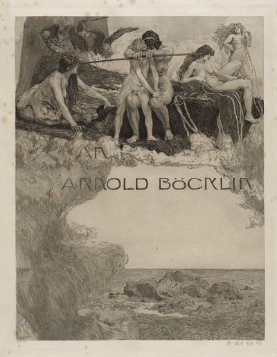 Toewijding (Widmung) door Max Klinger
