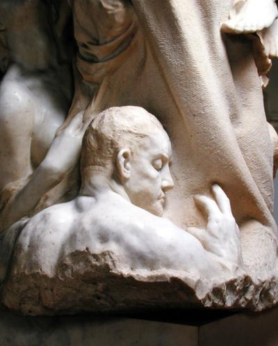 Detail van Dedication to Brahms door Max Klinger