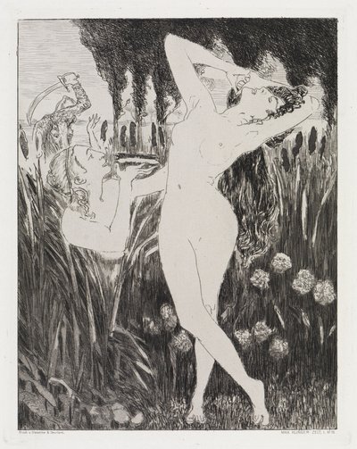 De schaal (Tent, opus XIV, deel 1, nr. 15) door Max Klinger