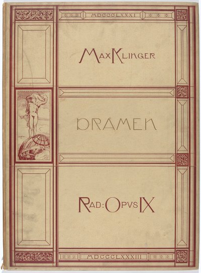 Dramen: VI motieven in X bladen. Etsen Opus IX door Max Klinger