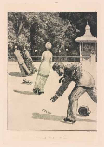 Handeling, uit de serie Een Handschoen door Max Klinger