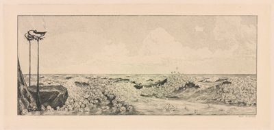 Hulde, uit de serie Ein Handschuh door Max Klinger