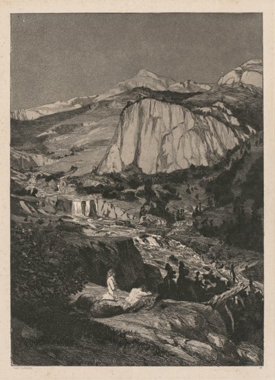 Intermezzo: Nacht bij maanlicht Opus IV, 5, 1881 door Max Klinger
