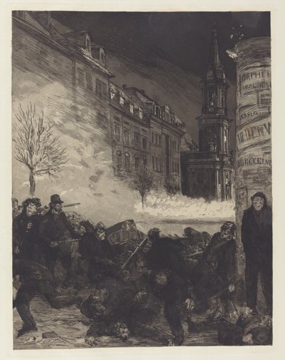 Märztage II, 1883 door Max Klinger