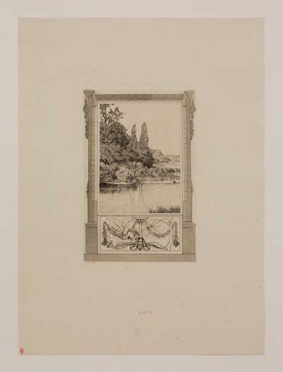 Narcissus en Echo II door Max Klinger