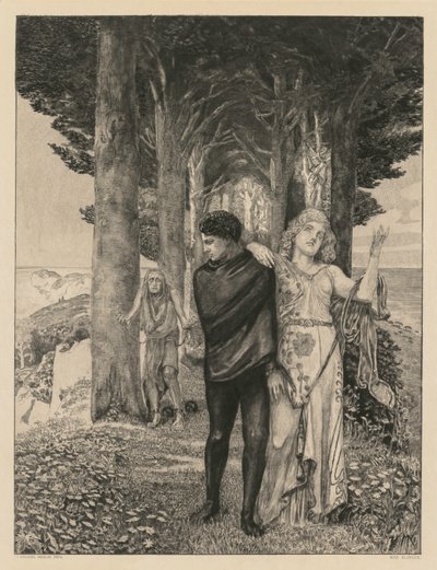Over de dood Deel Twee, Opus XIII Print 4: Geniale Kunstenaar, 1903 door Max Klinger