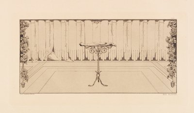 Opus VI, uit Paraphrase on the Finding of a Glove, 1881 door Max Klinger