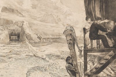 Opus XII, Brahms Fantasie, 1894 door Max Klinger