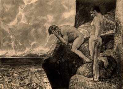 Opus XII, Brahms Fantasie, 1894 door Max Klinger