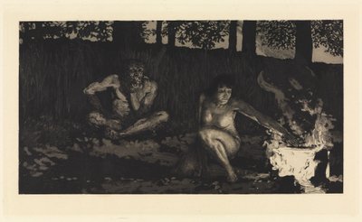 Voorwoord II (Een leven, opus VIII, blad 2) door Max Klinger