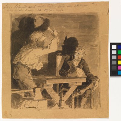 Pyramus und Thisbe IV. door Max Klinger