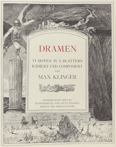Titelpagina door Max Klinger