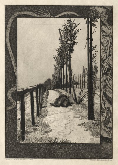 Vom Tode I, (Opus II, 1889) Nr. 4 door Max Klinger