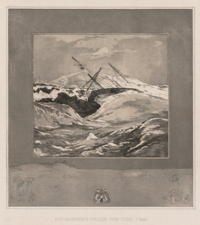 Vom Tode I Opus II, 1889, nr. 3 door Max Klinger