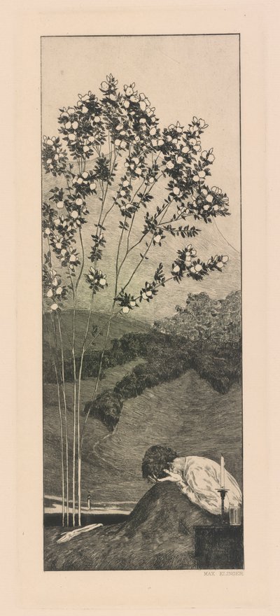 W?nsche (Verlangens), uit de serie Ein Handschuh (Een handschoen) door Max Klinger